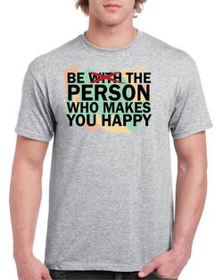 Be The Person Light Grey Cotton  Men's / Unisex T-Shirt